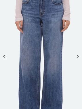 Helmut Lang Wardrobe Straight Full Leg Women’s Jeans in Blue